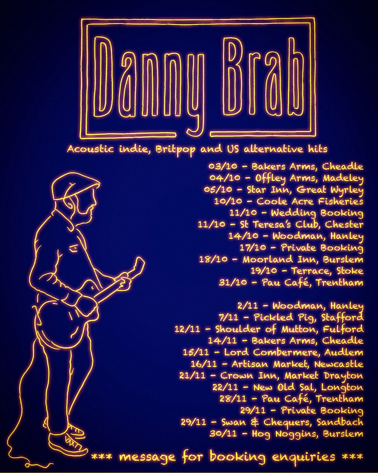 danny brab upcoming gigs